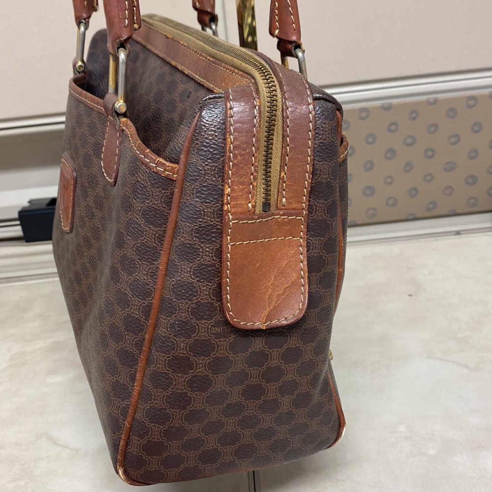 Celine Authentic Triomphe Macadam Bag - image 4